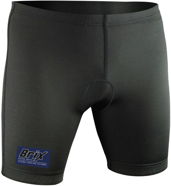 Pantalones cortos de buceo unisex XS Scuba Brix Ropa interior para traje de neopreno