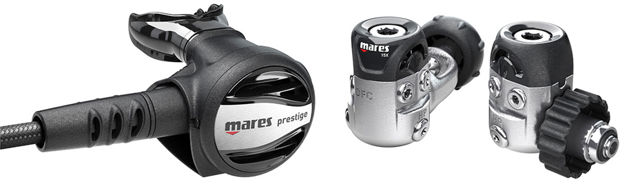 Mares Prestige 15X diving regulator scuba gear for kids
