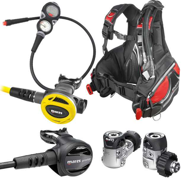 Mares Prestige best scuba diving gear packages