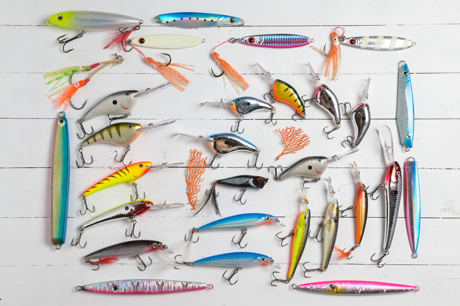 Artificial baits or fishing lures