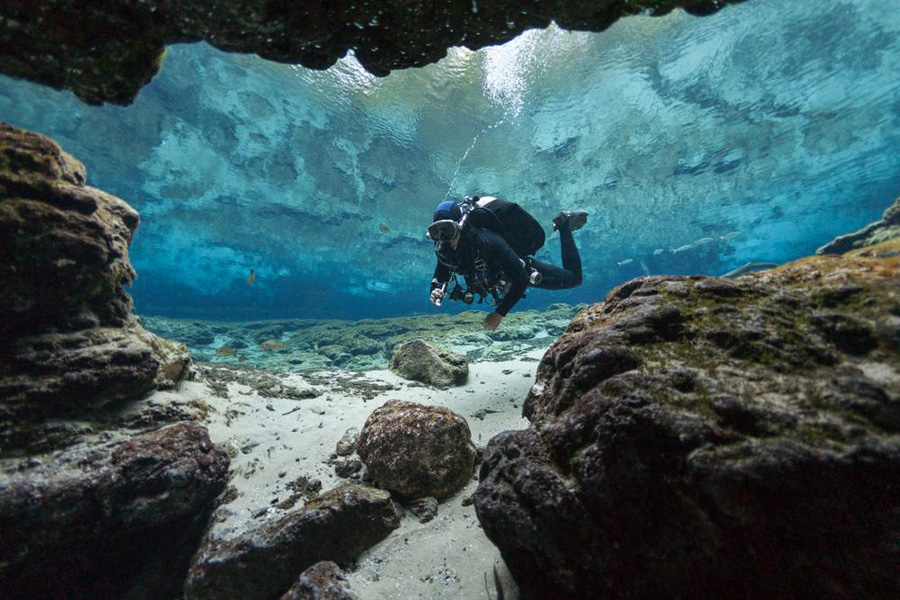 cave diving in florida