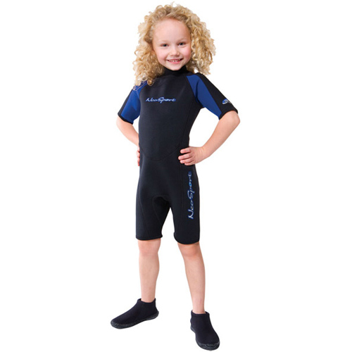 NeoSport 2mm Child Shorty: UV protected swimwear for kids