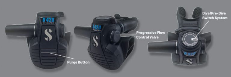 features of the Scubapro D420 diving regulator